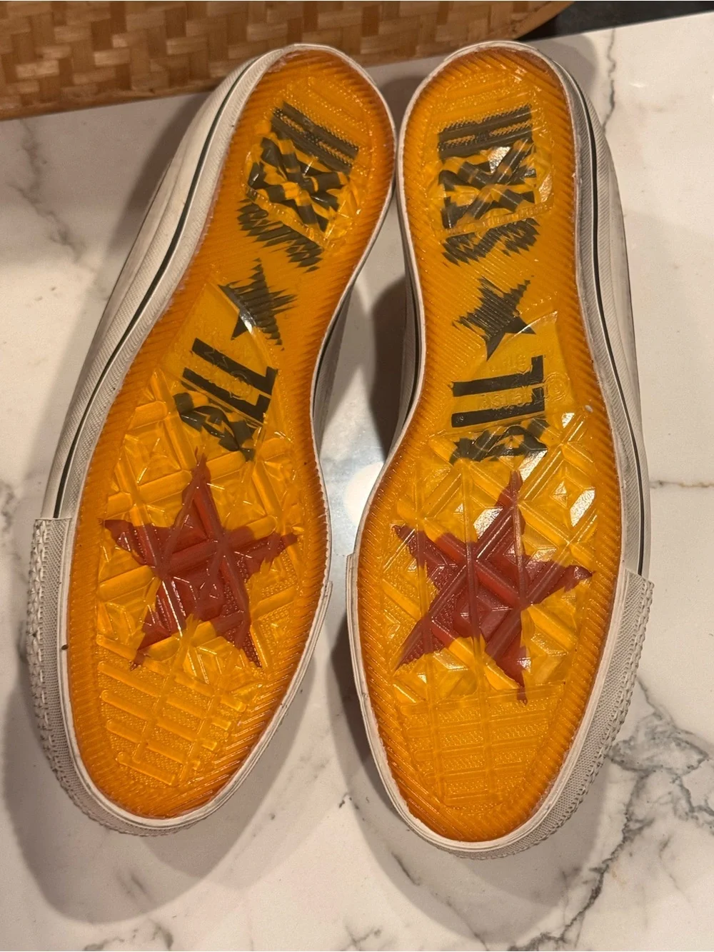 SOLD‼️Converse x John Varvatos Low-top Vintage Slip Beige Linen 151297C -M 9.5 - Picture 5 of 8